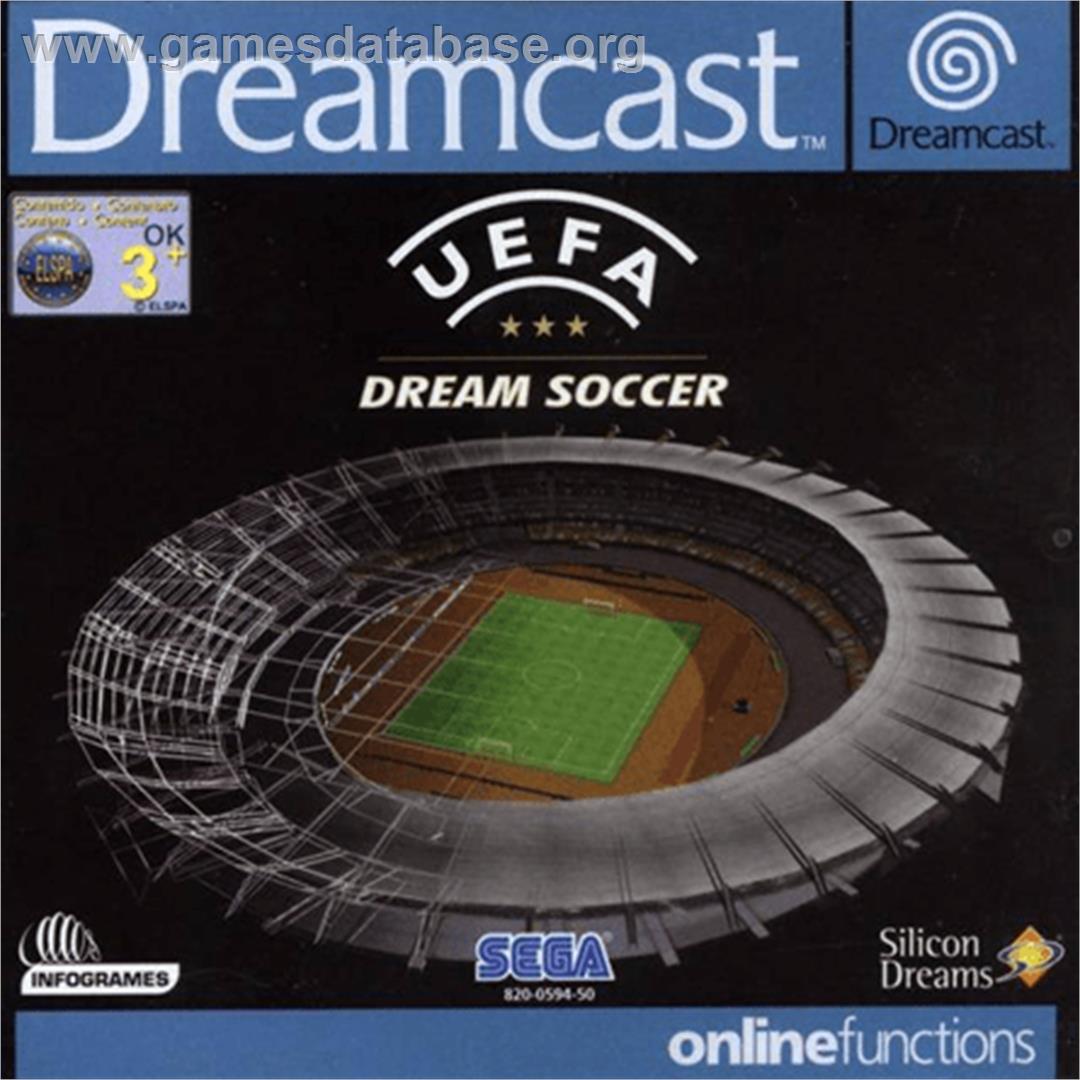 UEFA Dream Soccer - Sega Dreamcast - Artwork - Box