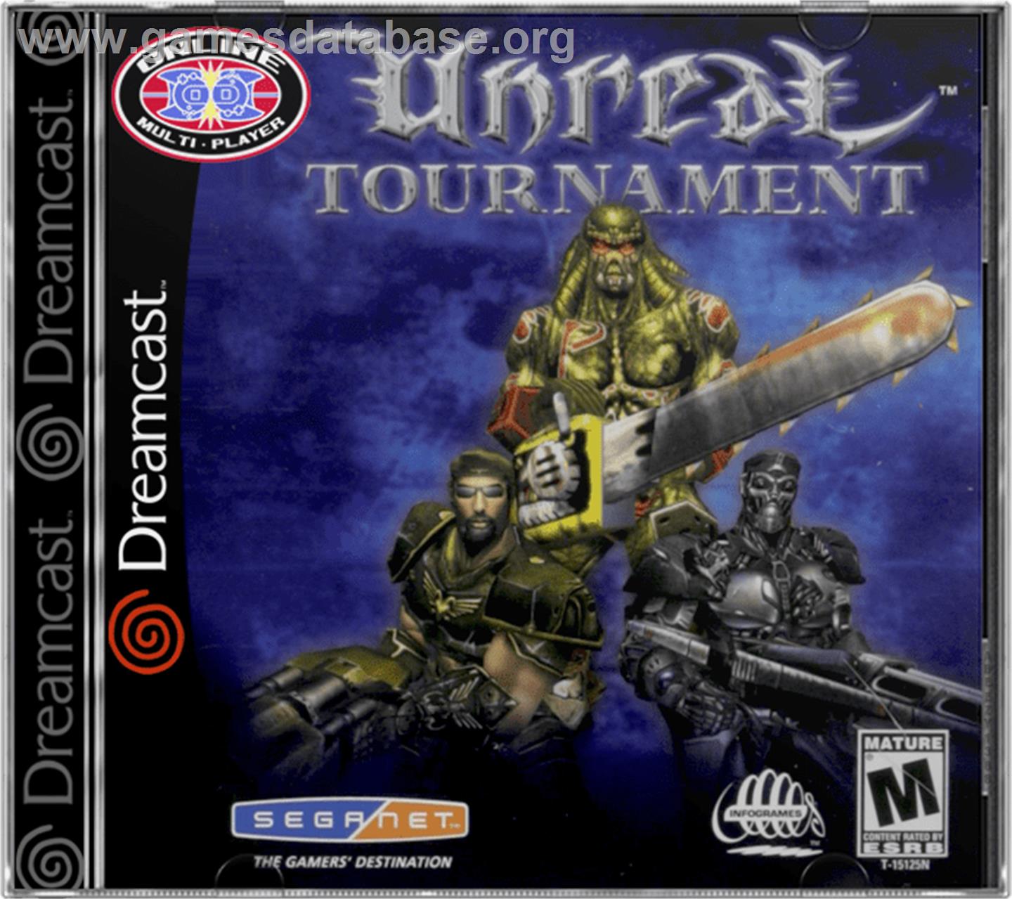 Unreal Tournament - Sega Dreamcast - Artwork - Box