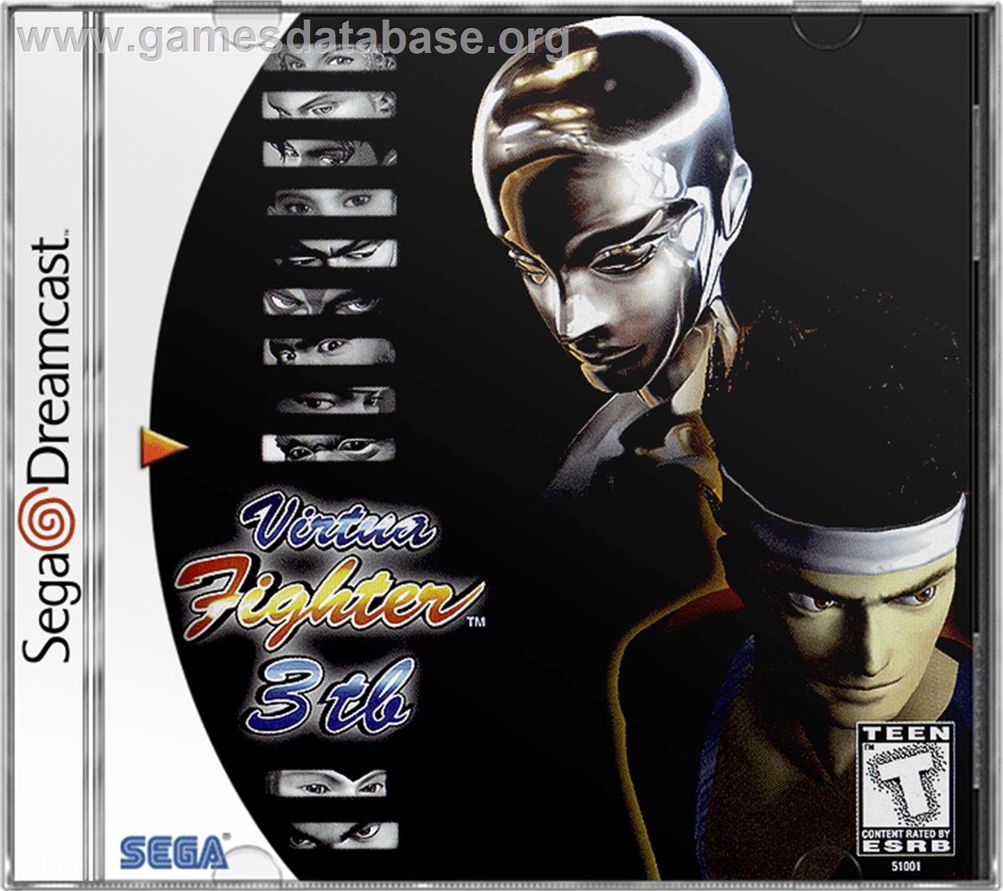 Virtua Fighter 3 - Sega Dreamcast - Artwork - Box