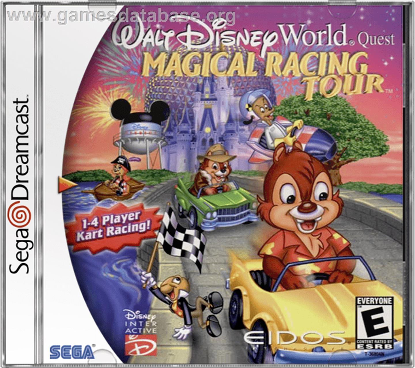 Walt Disney World Quest: Magical Racing Tour - Sega Dreamcast - Artwork - Box