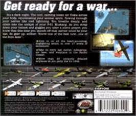 Box back cover for Iron Aces on the Sega Dreamcast.