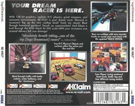 Box back cover for Re-Volt on the Sega Dreamcast.