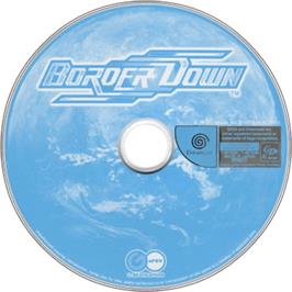 Artwork on the Disc for Border Down on the Sega Dreamcast.