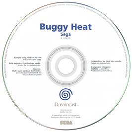Artwork on the Disc for Buggy Heat on the Sega Dreamcast.