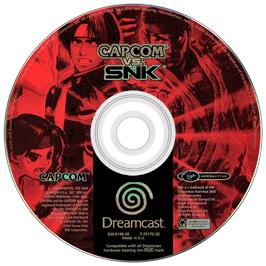Artwork on the Disc for Capcom vs. SNK Millennium Fight 2000 on the Sega Dreamcast.