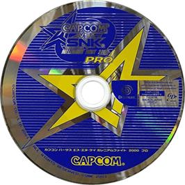 Artwork on the Disc for Capcom vs SNK Millennium Fight 2000 Pro on the Sega Dreamcast.