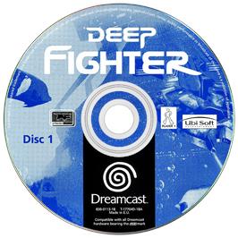 Artwork on the Disc for Deep Fighter on the Sega Dreamcast.
