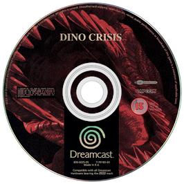 Artwork on the Disc for Dino Crisis on the Sega Dreamcast.