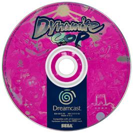 Artwork on the Disc for Dynamite Cop on the Sega Dreamcast.
