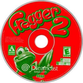 Artwork on the Disc for Frogger 2: Swampy's Revenge on the Sega Dreamcast.