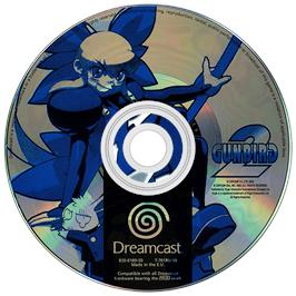 Artwork on the Disc for Gunbird 2 on the Sega Dreamcast.
