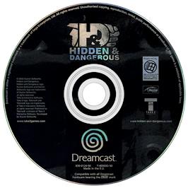 Artwork on the Disc for Hidden & Dangerous on the Sega Dreamcast.