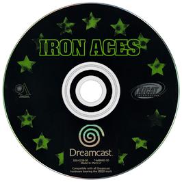 Artwork on the Disc for Iron Aces on the Sega Dreamcast.