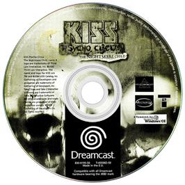Artwork on the Disc for Kiss: Psycho Circus - The Nightmare Child on the Sega Dreamcast.