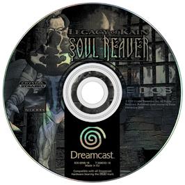 Artwork on the Disc for Legacy of Kain: Soul Reaver on the Sega Dreamcast.
