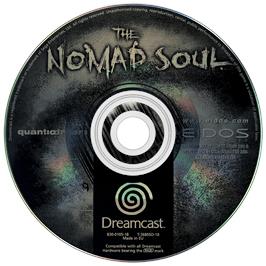 Artwork on the Disc for Omikron: The Nomad Soul on the Sega Dreamcast.