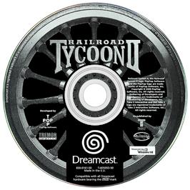 Artwork on the Disc for Railroad Tycoon 2 on the Sega Dreamcast.