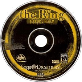 Artwork on the Disc for Ring: Terror's Realm on the Sega Dreamcast.