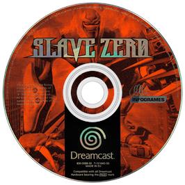 Artwork on the Disc for Slave Zero on the Sega Dreamcast.