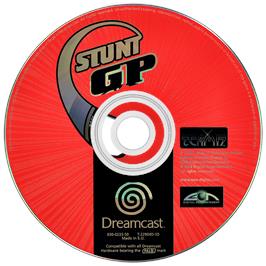 Artwork on the Disc for Stunt GP on the Sega Dreamcast.