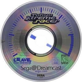 Artwork on the Disc for Tokyo Xtreme Racer on the Sega Dreamcast.