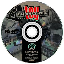 Artwork on the Disc for Toy Commander on the Sega Dreamcast.