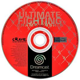 Artwork on the Disc for Ultimate Fighting Championship on the Sega Dreamcast.