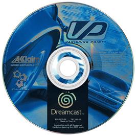 Artwork on the Disc for Vanishing Point on the Sega Dreamcast.