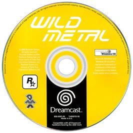 Artwork on the Disc for Wild Metal on the Sega Dreamcast.