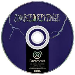 Artwork on the Disc for Zombie Revenge on the Sega Dreamcast.
