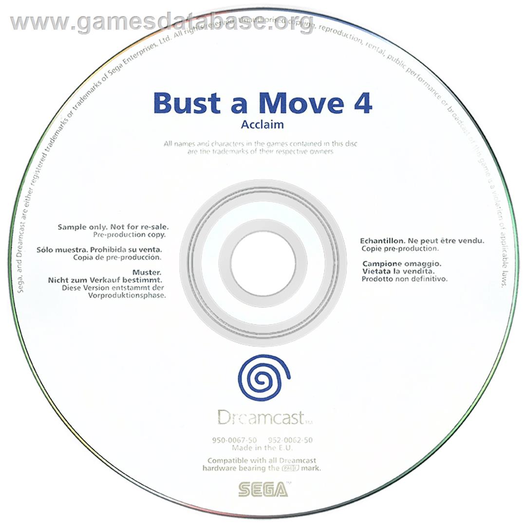 Bust a Move 4 - Sega Dreamcast - Artwork - Disc