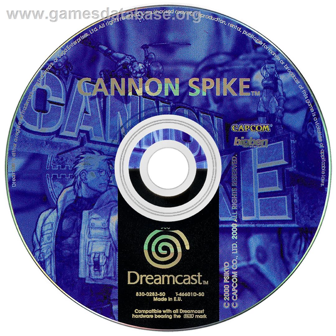 Cannon Spike - Sega Dreamcast - Artwork - Disc