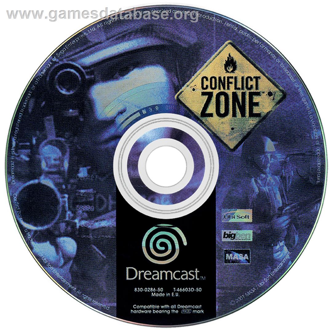 Conflict Zone: Modern War Strategy - Sega Dreamcast - Artwork - Disc