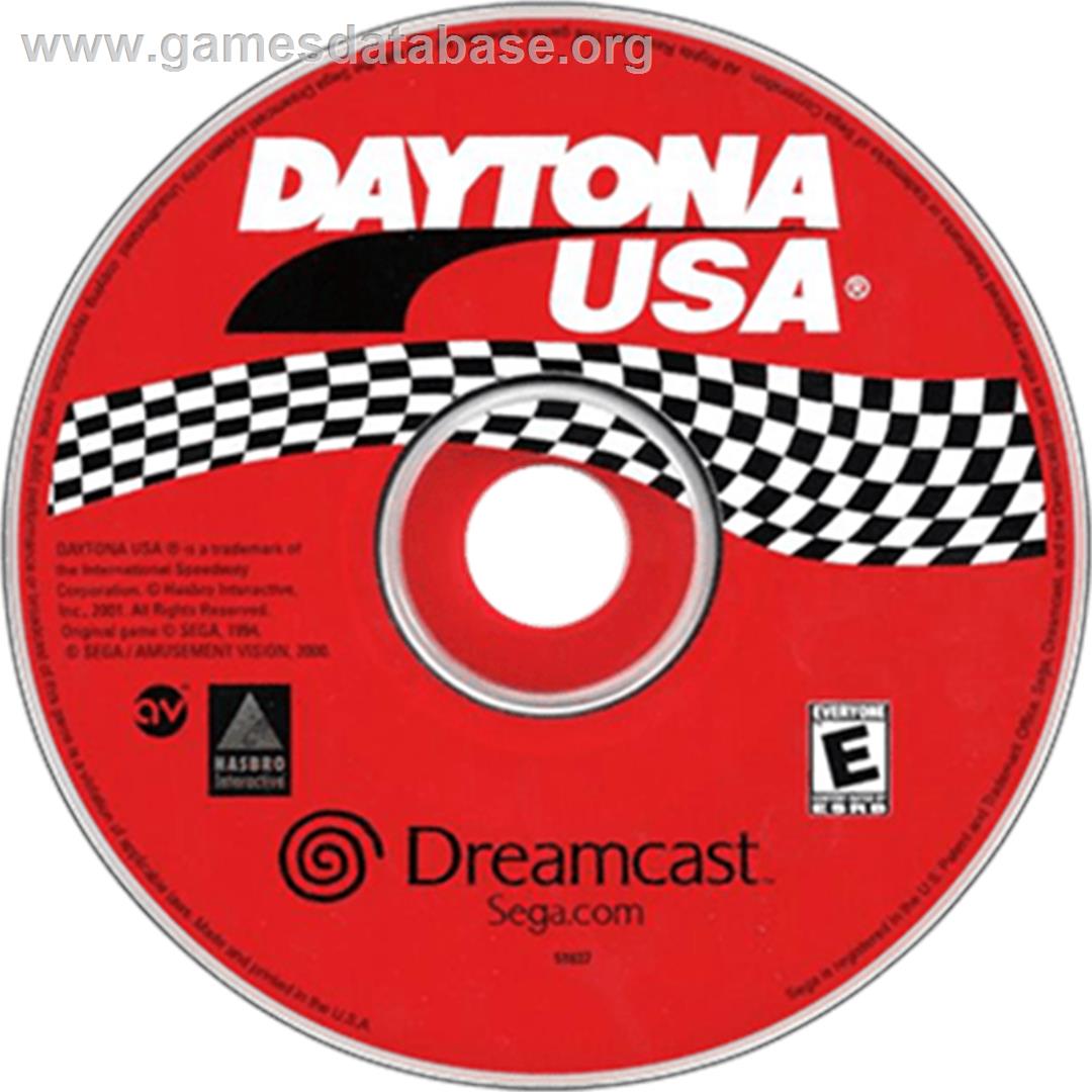 Daytona USA - Sega Dreamcast - Artwork - Disc