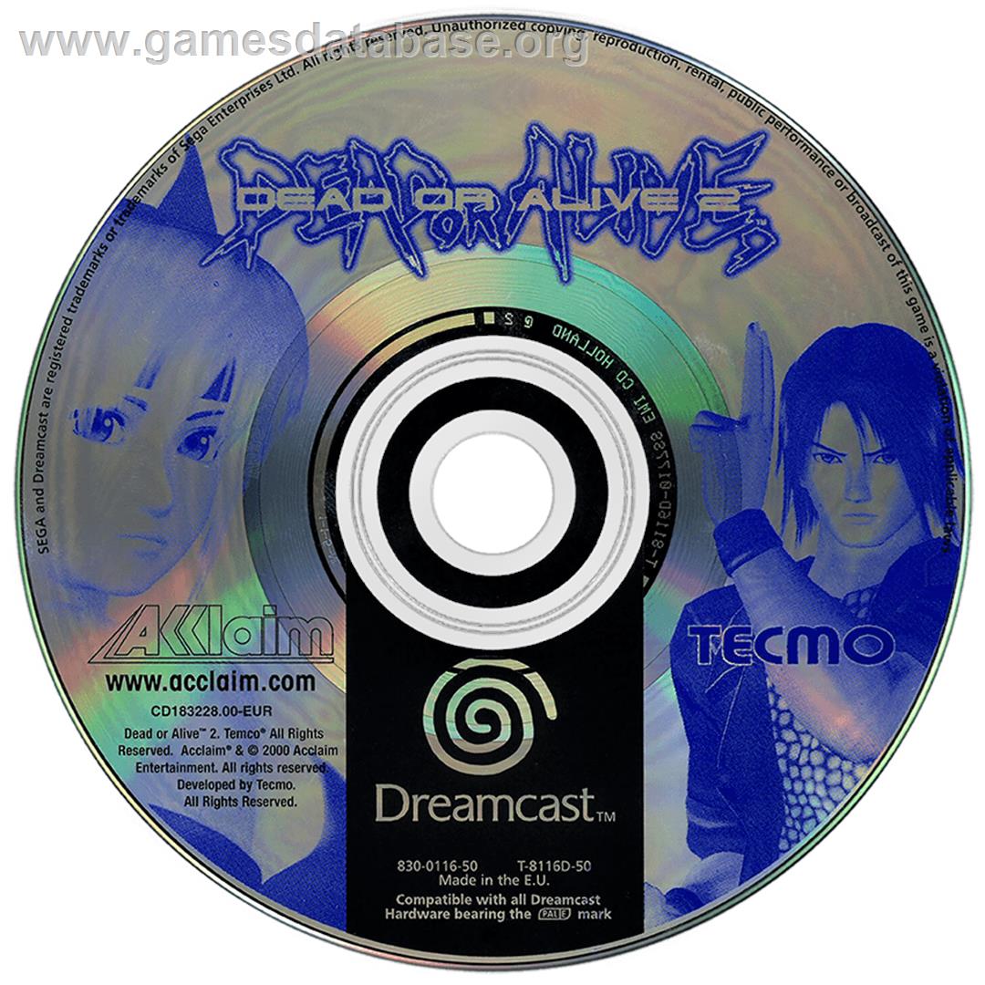 Dead or Alive 2 - Sega Dreamcast - Artwork - Disc