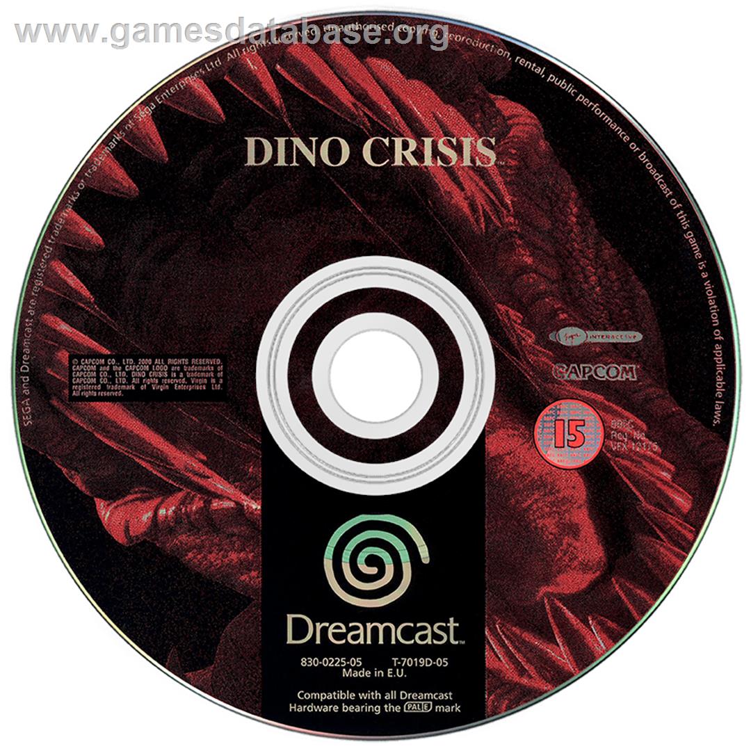 Dino Crisis - Sega Dreamcast - Artwork - Disc