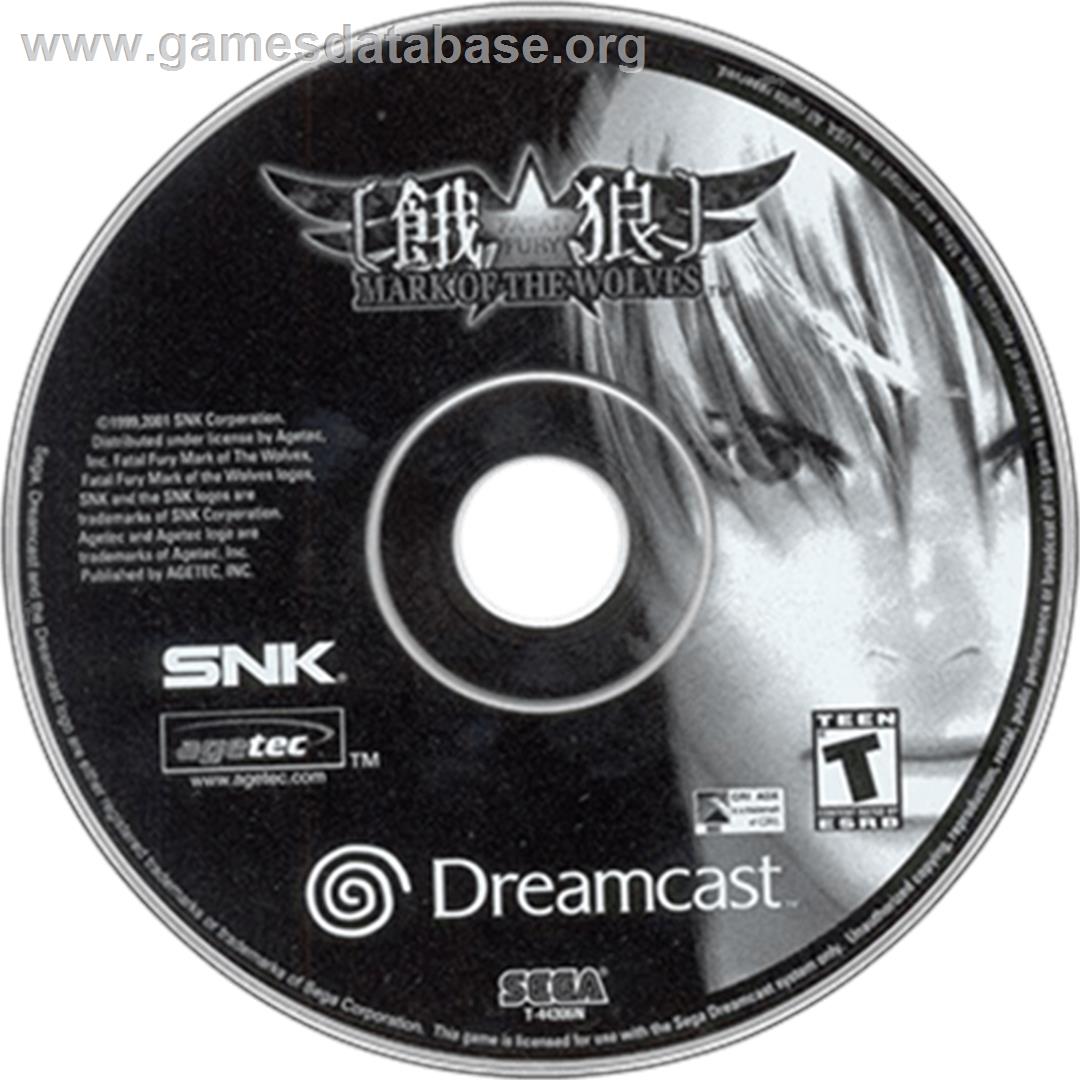 Fatal Fury: Mark of the Wolves - Sega Dreamcast - Artwork - Disc