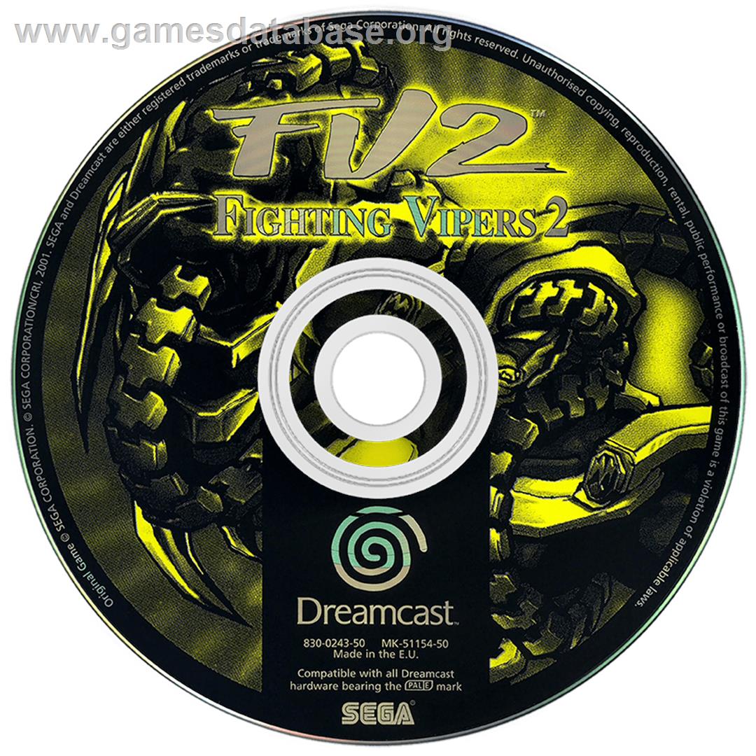 Fighting Vipers 2 - Sega Dreamcast - Artwork - Disc