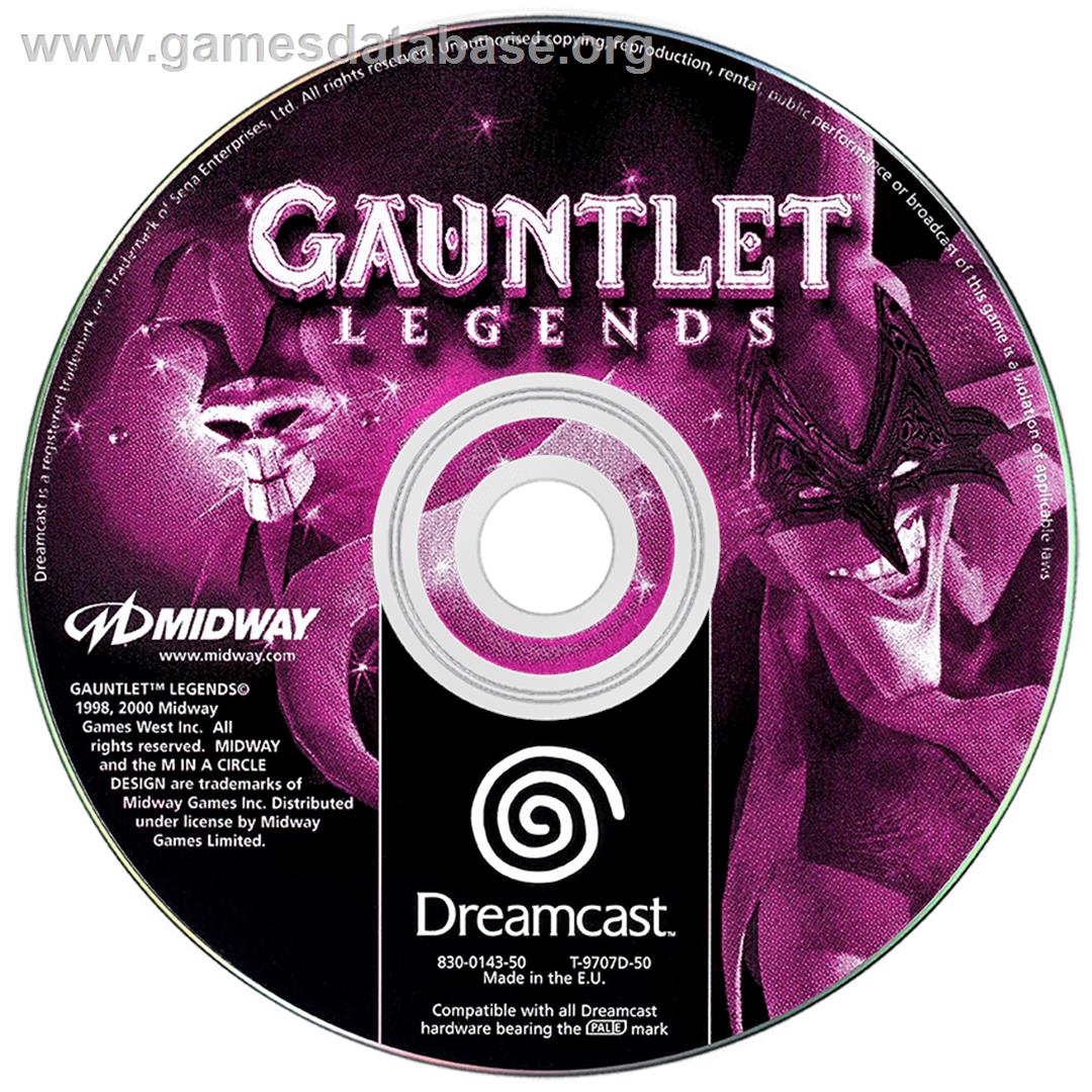 Gauntlet Legends - Sega Dreamcast - Artwork - Disc