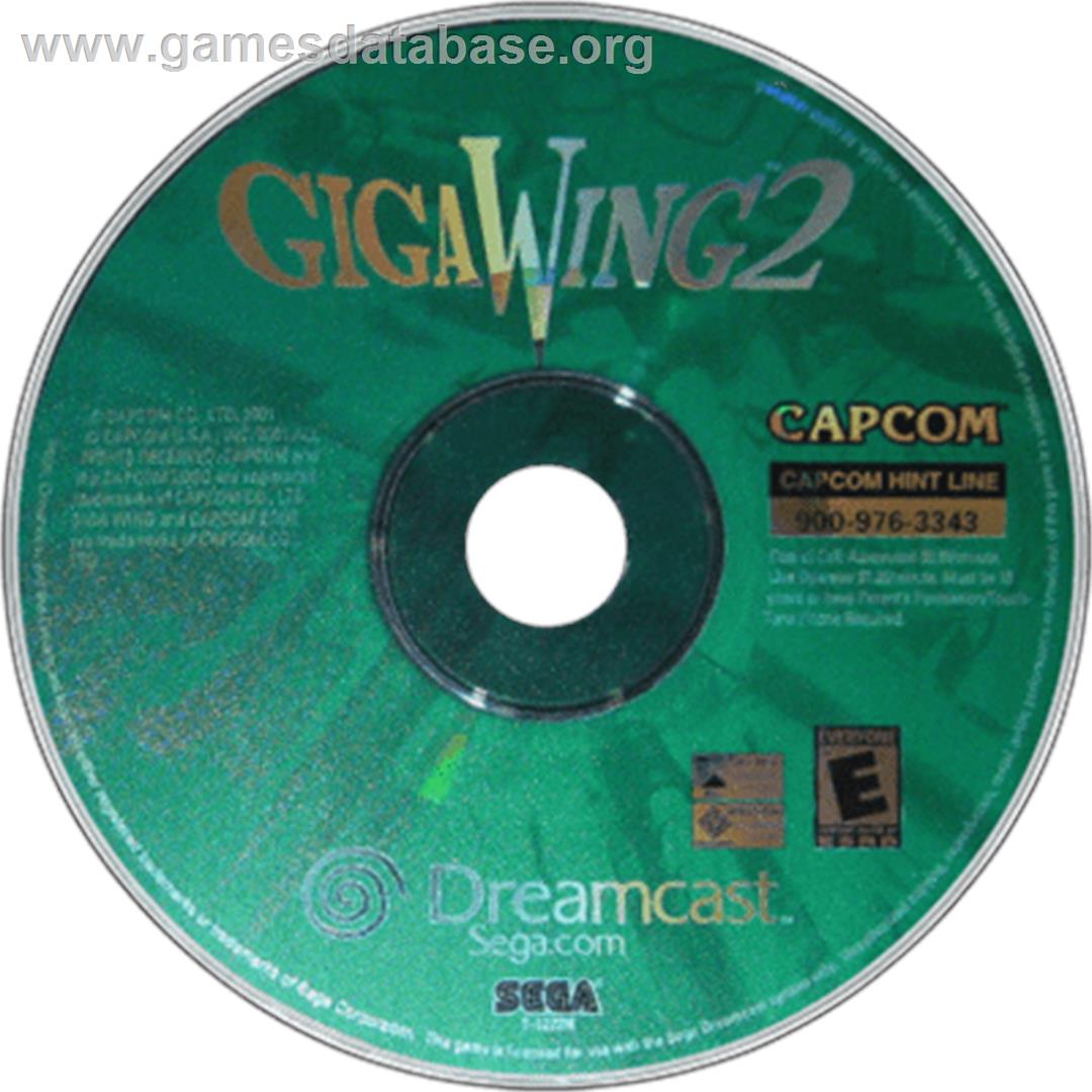 GigaWing 2 - Sega Dreamcast - Artwork - Disc