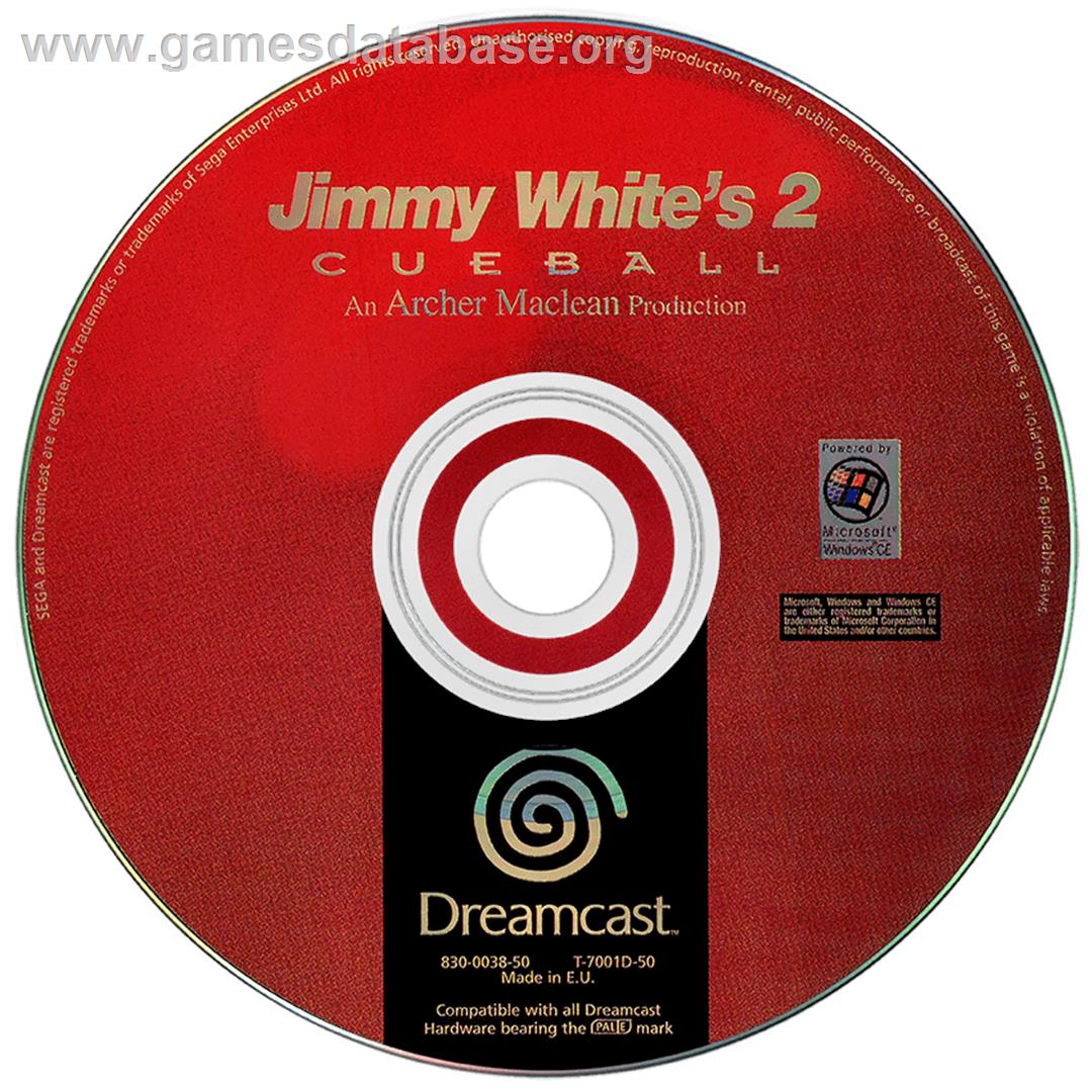 Jimmy White's 2: Cueball - Sega Dreamcast - Artwork - Disc
