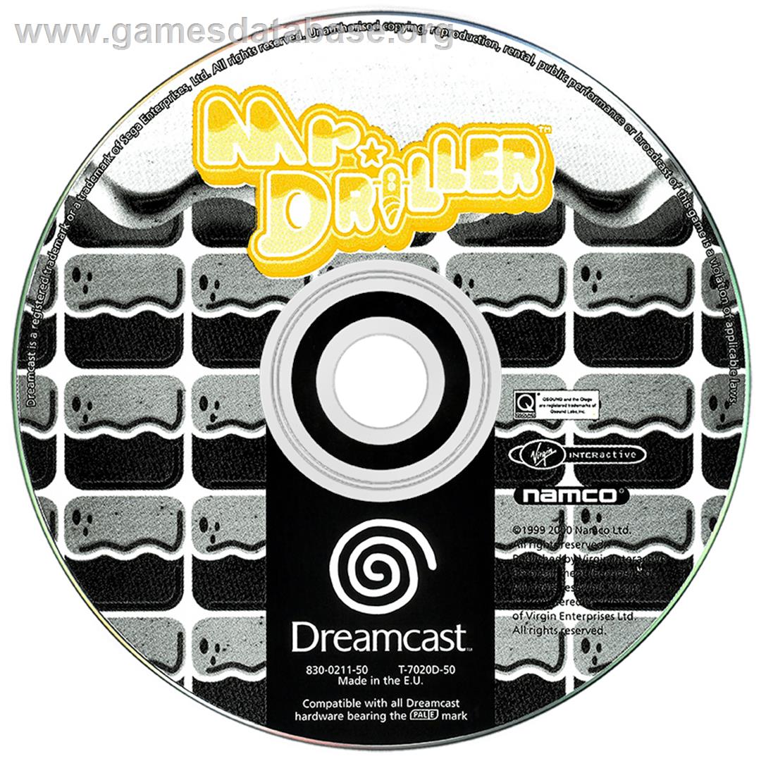 Mr Driller - Sega Dreamcast - Artwork - Disc