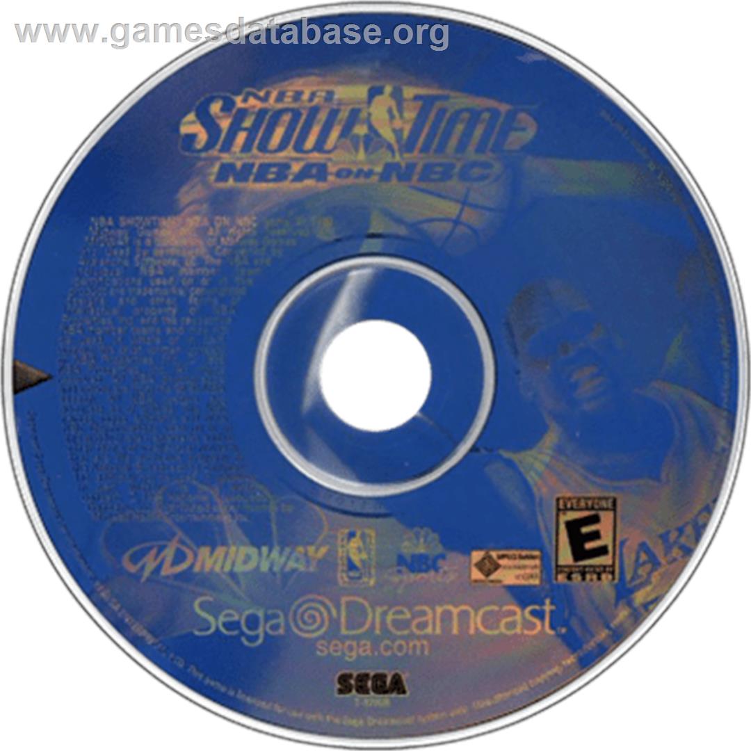 NBA Showtime: NBA on NBC - Sega Dreamcast - Artwork - Disc