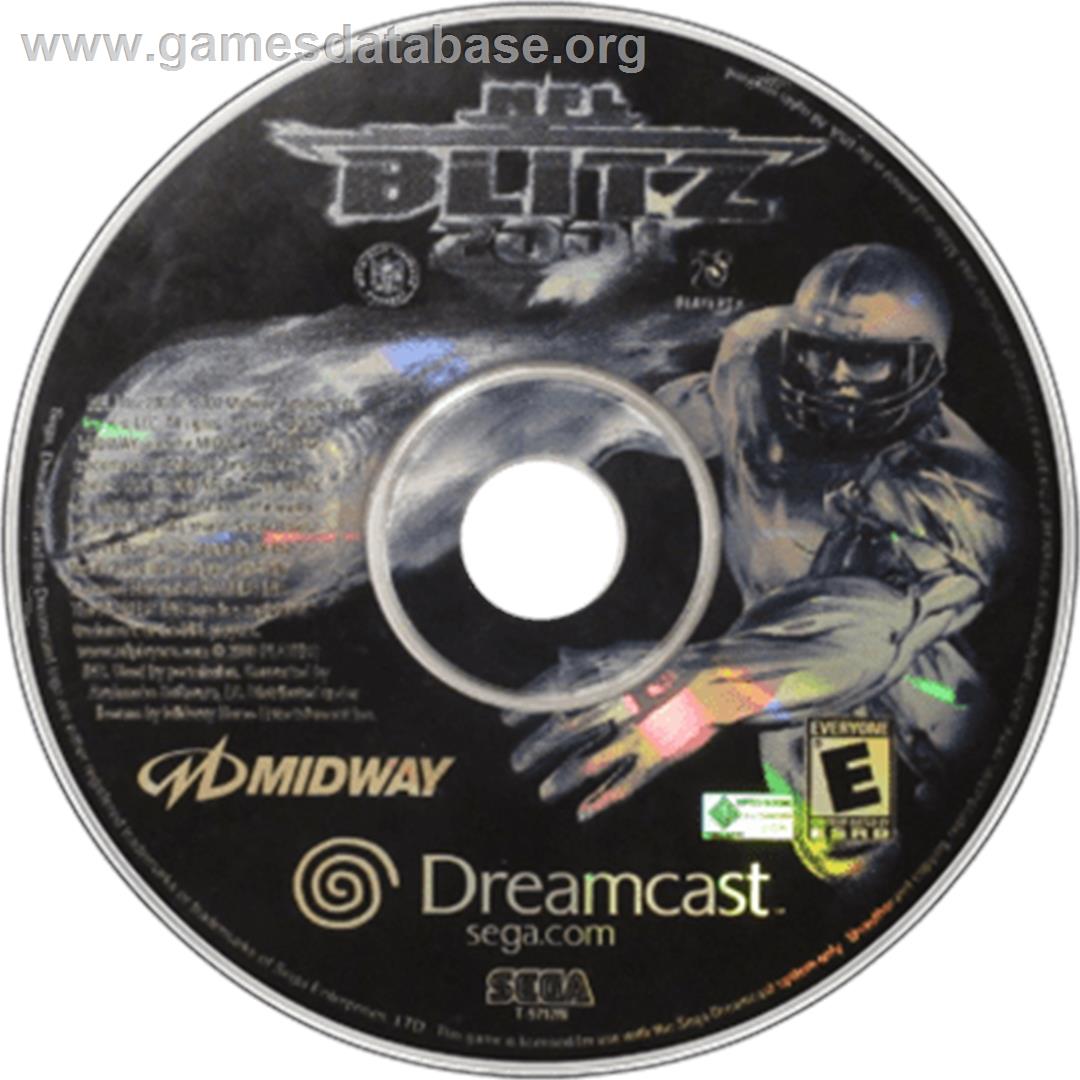 NFL Blitz 2001 - Sega Dreamcast - Artwork - Disc