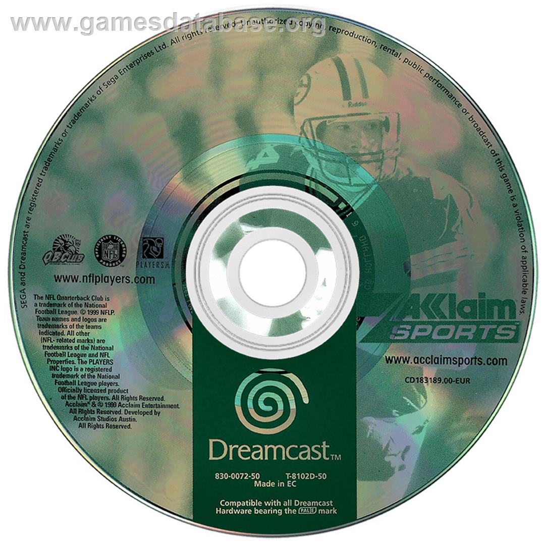 NFL Quarterback Club 2000 - Sega Dreamcast - Artwork - Disc