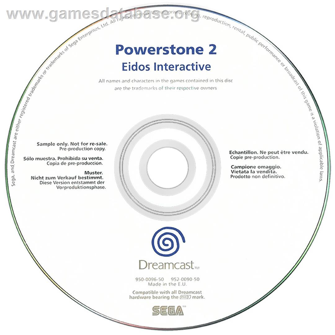 Power Stone 2 - Sega Dreamcast - Artwork - Disc