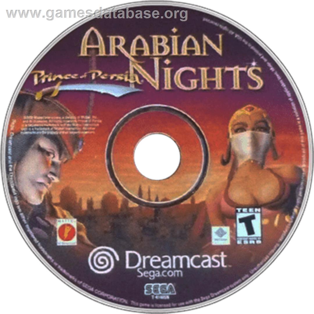 Prince of Persia: Arabian Nights - Sega Dreamcast - Artwork - Disc