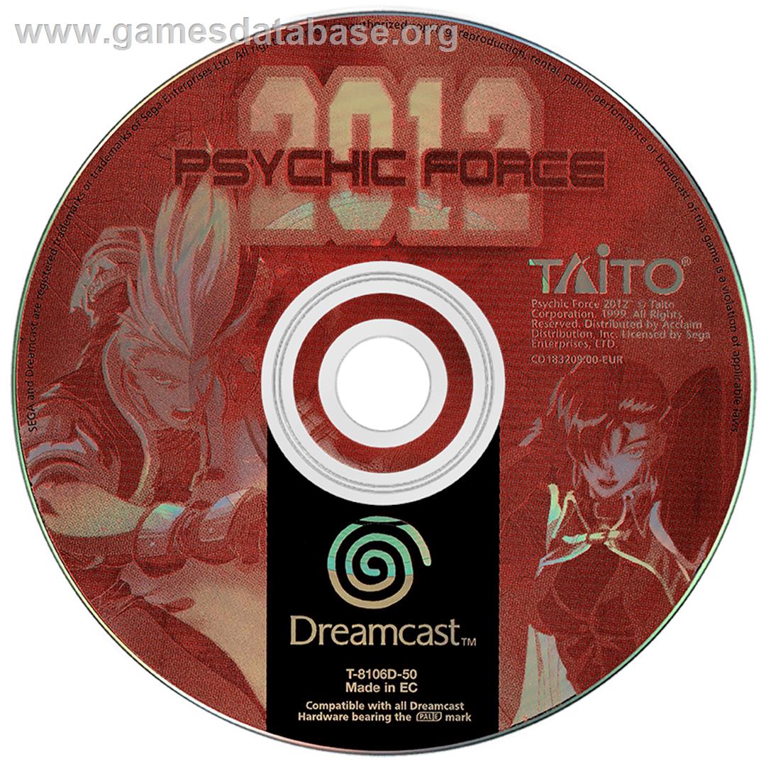 Psychic Force 2012 - Sega Dreamcast - Artwork - Disc