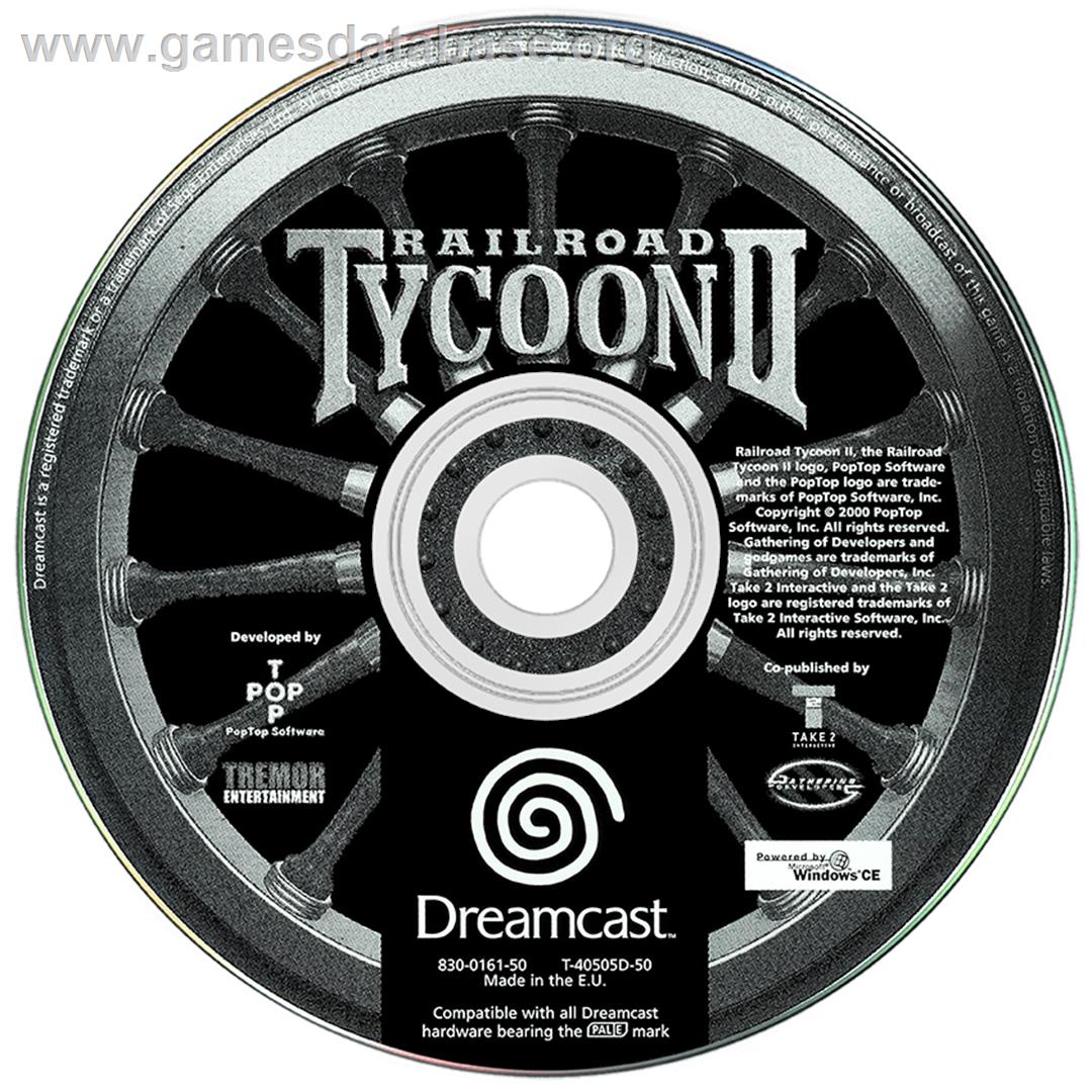Railroad Tycoon 2 - Sega Dreamcast - Artwork - Disc