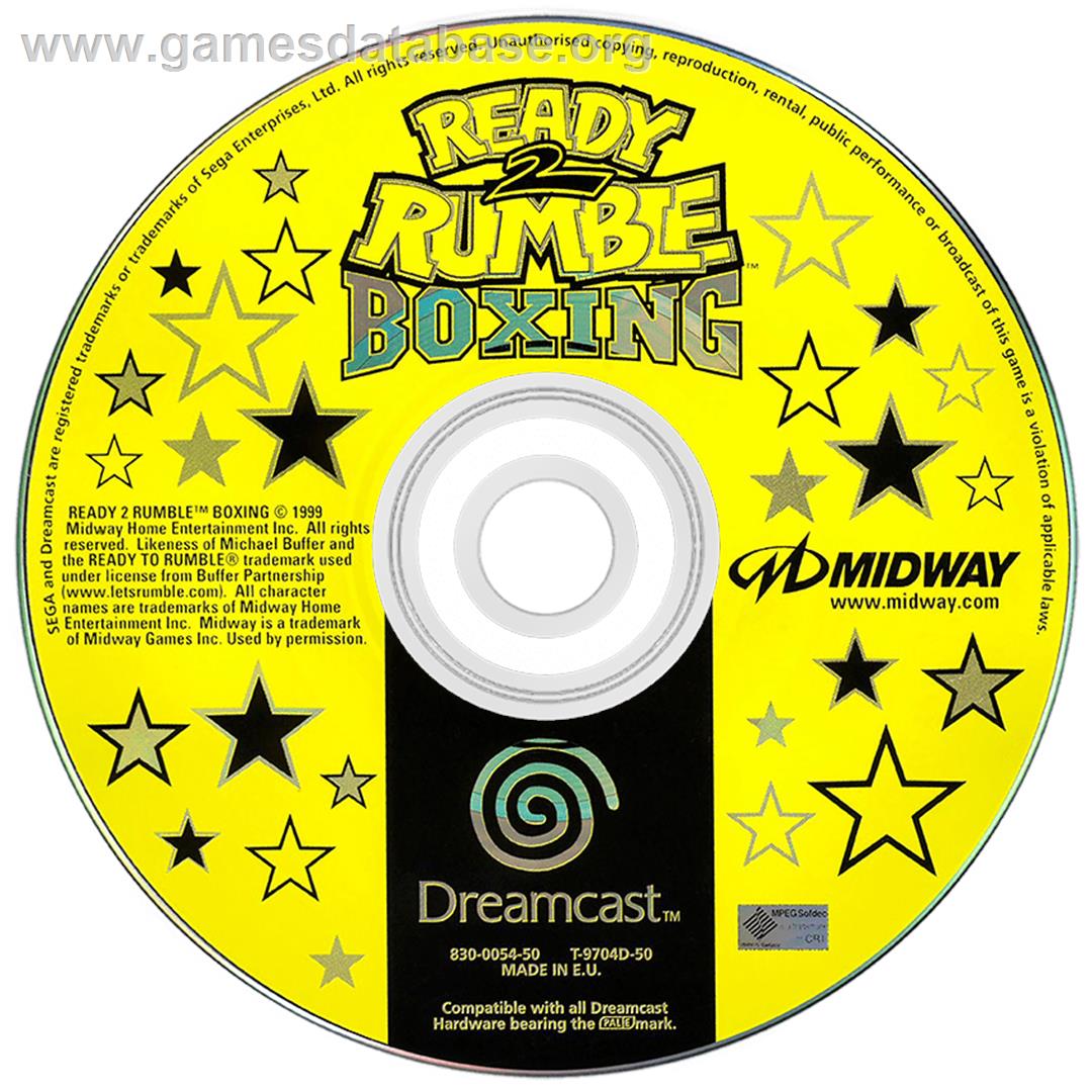 Ready 2 Rumble Boxing: Round 2 - Sega Dreamcast - Artwork - Disc